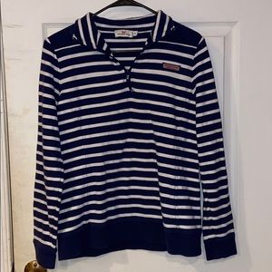 Women’s vineyard vines striped half zip